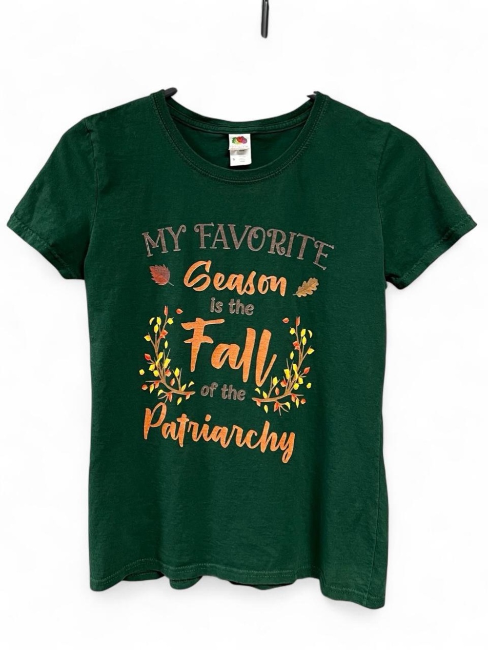 Fruit of the Loom Fall of the Patriarchy Graphic Tee Size Smal